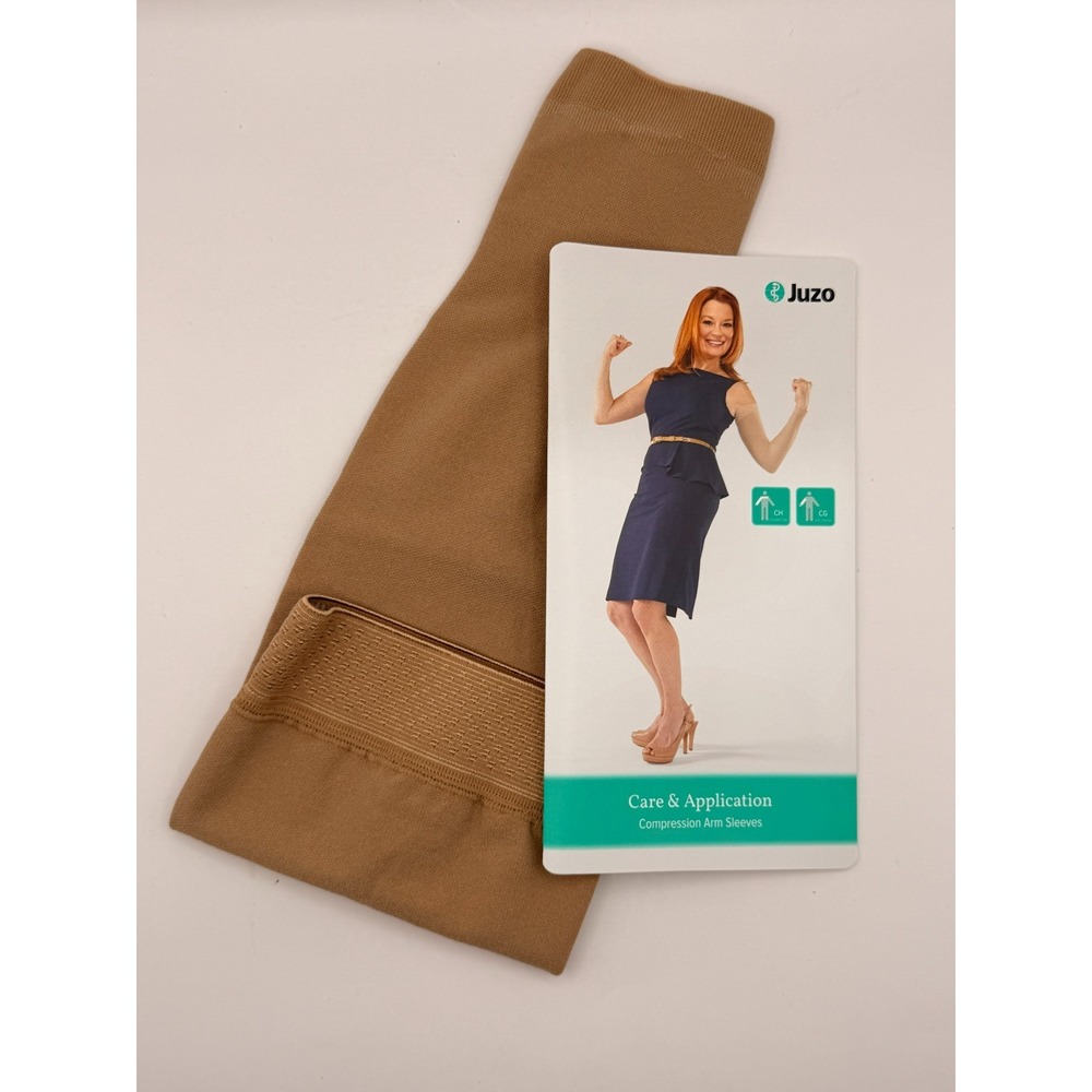 Juzo Dynamic Arm Sleeve 20-30 mmHg Size III Max Regular Beige Silicone